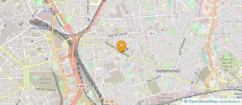 localisation de l'entreprise O WASH à LILLE
