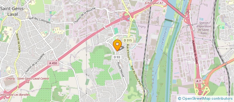 localisation de l'entreprise O'XYLIUM PATRIMOINE  IRIGNY