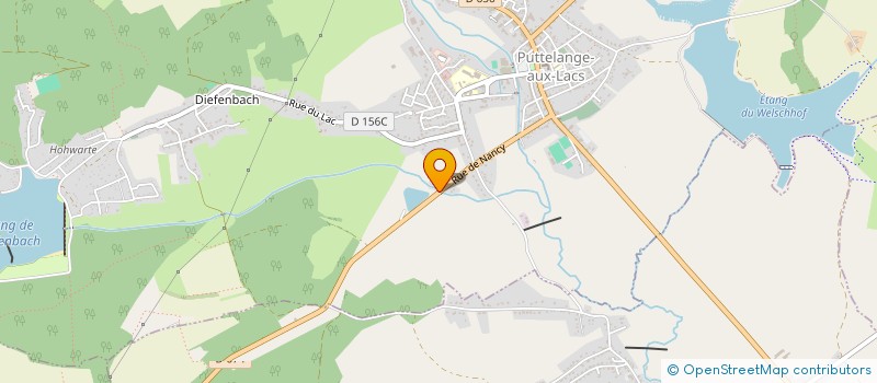 localisation de l'entreprise O.Y.A.  VILLERS-LA-MONTAGNE