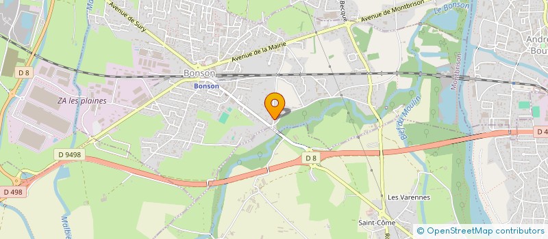 localisation de l'entreprise O.Y. IMMO  BONSON