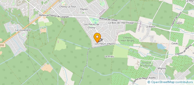 localisation de l'entreprise O Z  CESTAS