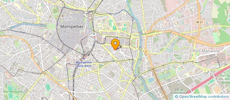 localisation de l'entreprise O.Z.E. LANGUEDOC à MONTPELLIER