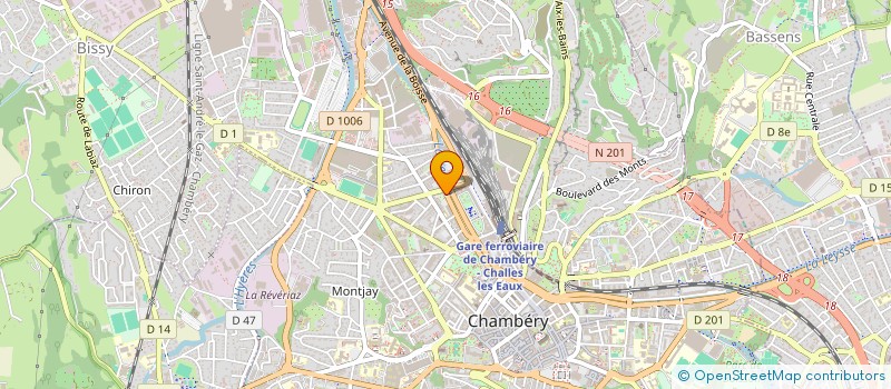 localisation de l'entreprise O.Z METAL  CHAMBERY