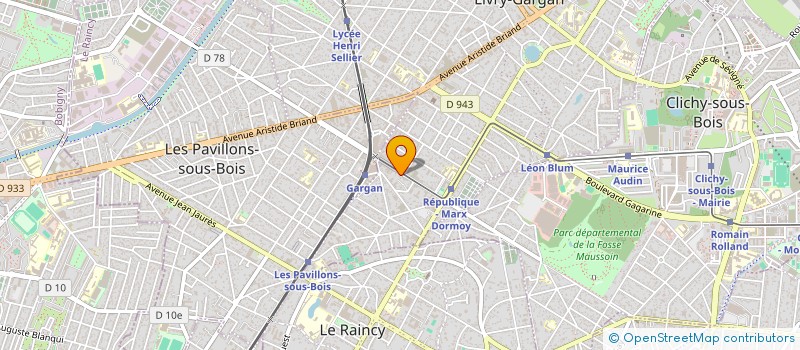 localisation de l'entreprise O Z TRANSPORTS  LIVRY-GARGAN