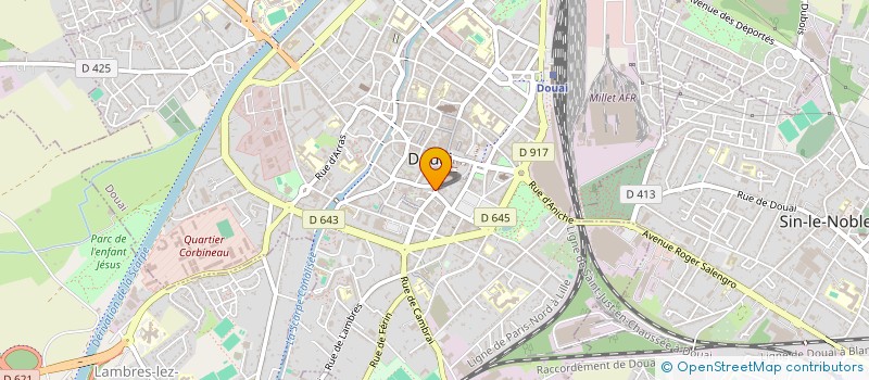 localisation de l'entreprise O ZAIBRE à DOUAI