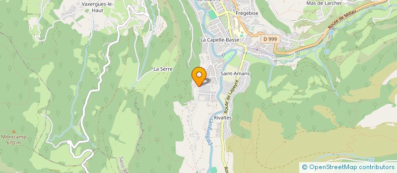 localisation de l'entreprise O'ZEN PISCINE à SAINT-AFFRIQUE