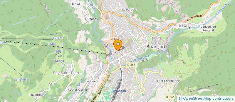 localisation de l'entreprise O2 à BRIANCON