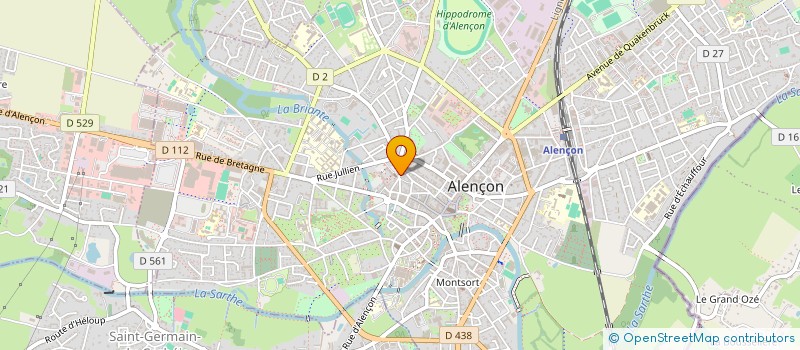 localisation de l'entreprise O2 ALENCON à ALENCON