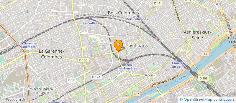 localisation de l'entreprise O2 ASNIERES à ASNIERES-SUR-SEINE