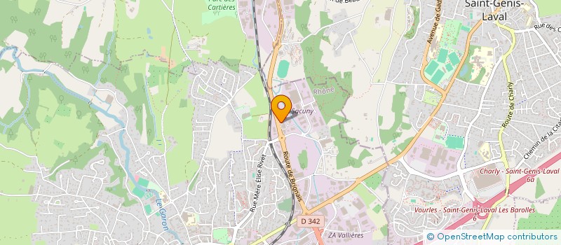 localisation de l'entreprise O2 BRIGNAIS à BRIGNAIS