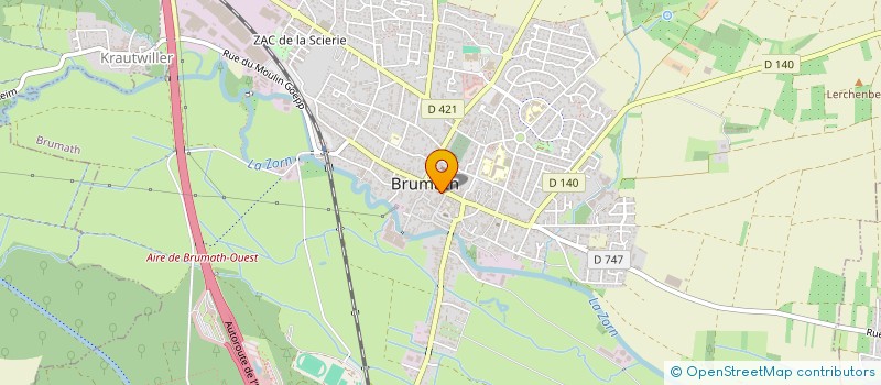 localisation de l'entreprise O2 BRUMATH à BRUMATH