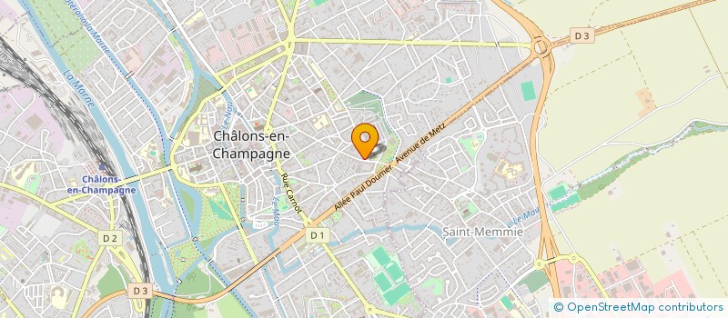 localisation de l'entreprise O2 CHALONS EN CHAMPAGNE  CHALONS-EN-CHAMPAGNE