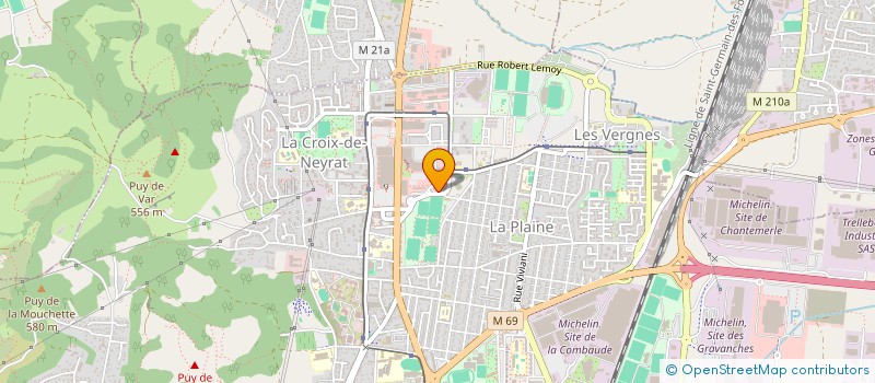 localisation de l'entreprise O2 CLERMONT à CLERMONT-FERRAND