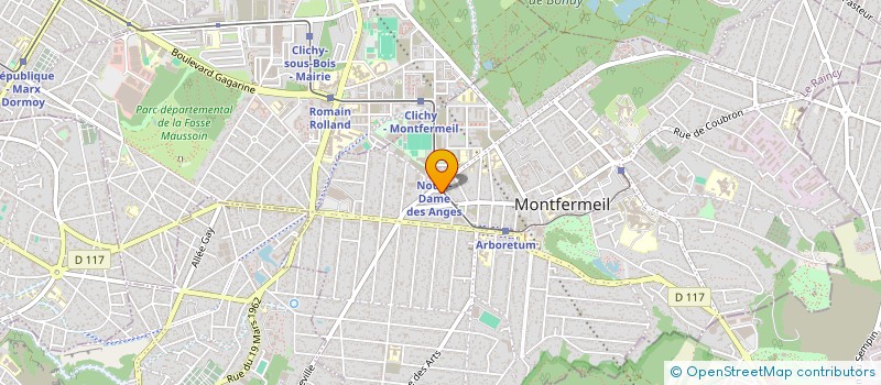 localisation de l'entreprise O2 DRIVE  MONTFERMEIL
