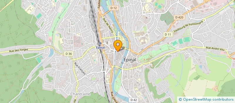 localisation de l'entreprise O2 EPINAL à EPINAL