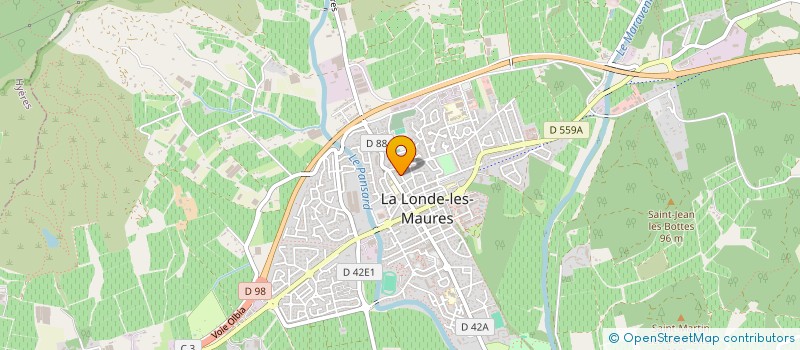 localisation de l'entreprise O2 ET CIE - URGENCE BPCO  LA LONDE-LES-MAURES