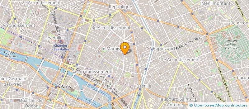 localisation de l'entreprise O2 FLEET SERVICES à PARIS