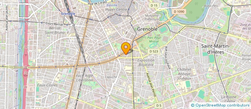 localisation de l'entreprise O2 GRENOBLE NORD à GRENOBLE