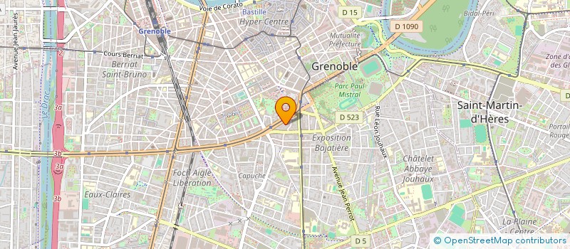 localisation de l'entreprise O2 GRENOBLE VICTOR HUGO à GRENOBLE