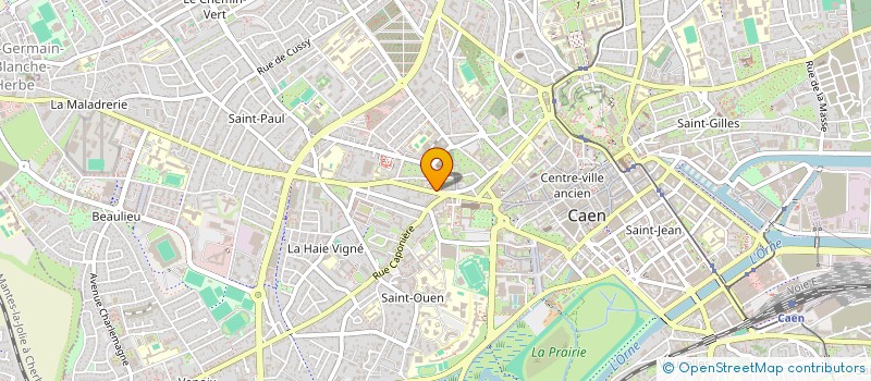localisation de l'entreprise O2 JARDI-BRICO CAEN  RANVILLE