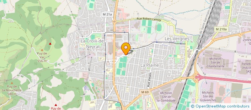 localisation de l'entreprise O2 JARDI-BRICO CLERMONT  CLERMONT-FERRAND