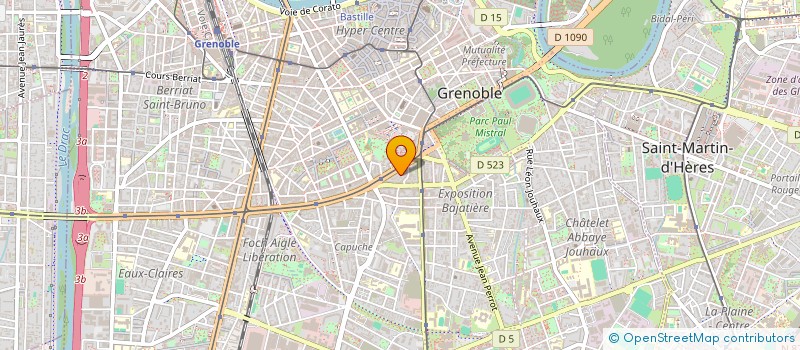 localisation de l'entreprise O2 JARDI-BRICO GRENOBLE à GRENOBLE