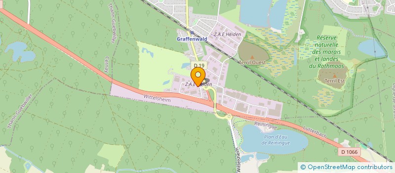 localisation de l'entreprise O2 JARDI-BRICO MULHOUSE  WITTELSHEIM