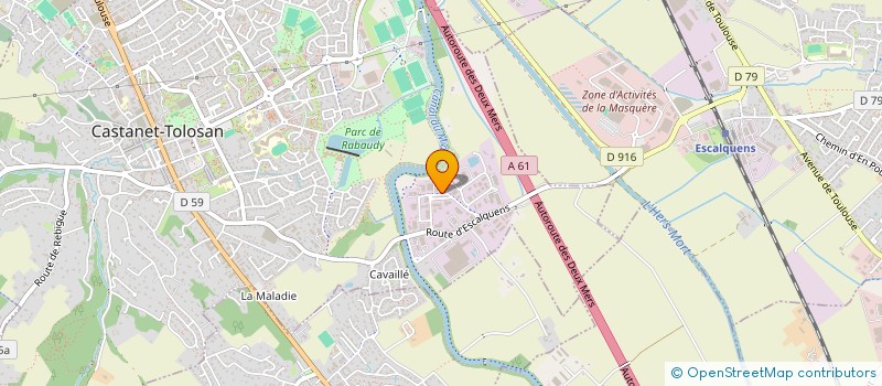 localisation de l'entreprise O2 JARDI-BRICO TOULOUSE à CASTANET-TOLOSAN