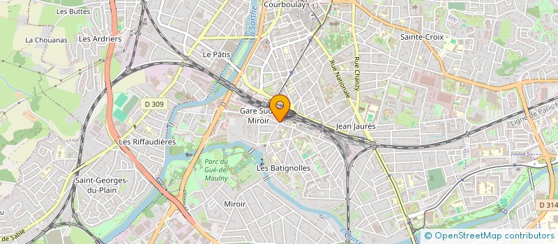 localisation de l'entreprise O2 KID LYON RIVE DROITE à LE MANS