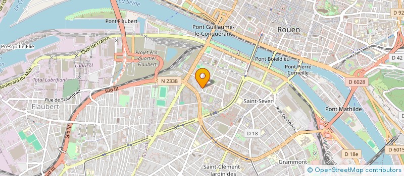 localisation de l'entreprise O2 LA  ROUEN