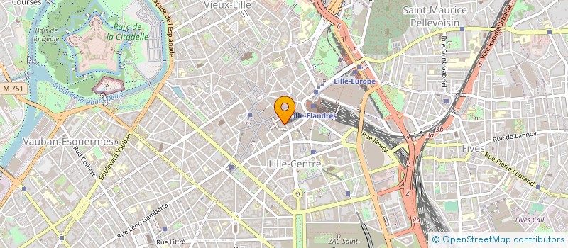 localisation de l'entreprise O2 LILLE EST à LILLE