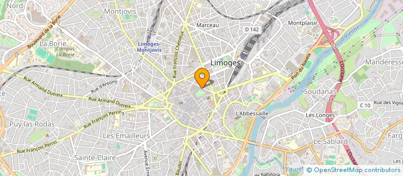 localisation de l'entreprise O2 LIMOGES à LIMOGES