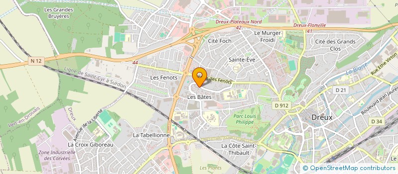 localisation de l'entreprise O2 LOGISTIC à DREUX