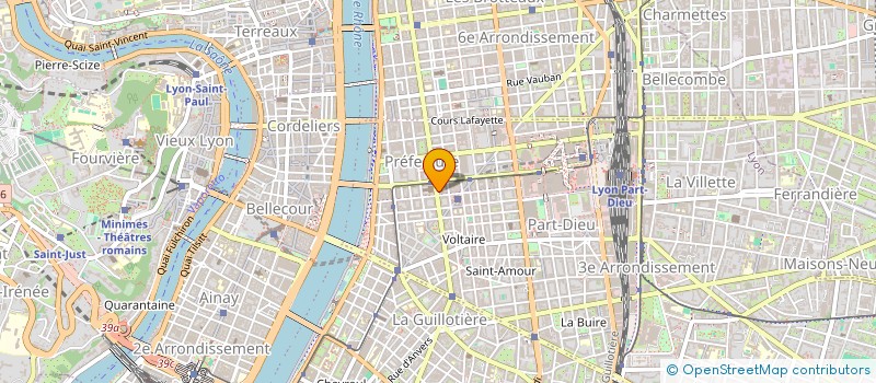 localisation de l'entreprise O2 LYON CENTRE à LYON