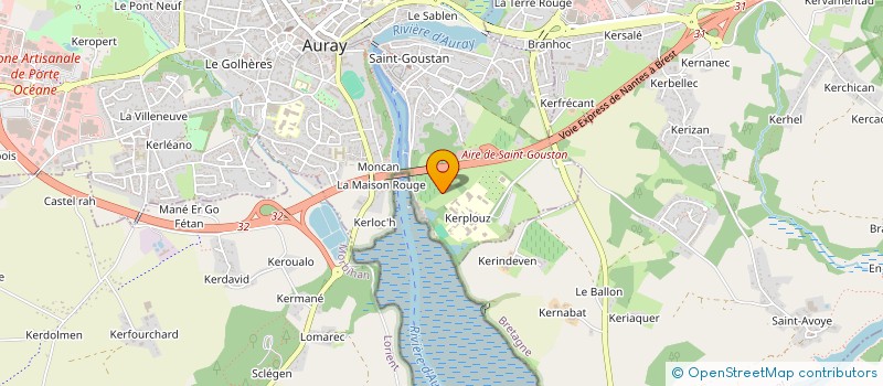 localisation de l'entreprise O2 MARQUES à AURAY