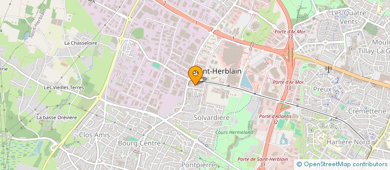 localisation de l'entreprise O2 NANTES - SAINT-HERBLAIN à SAINT-HERBLAIN