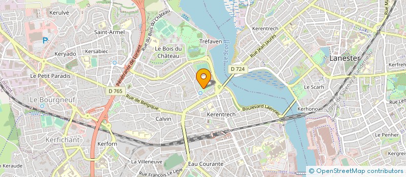 localisation de l'entreprise O2 PAYS DE LORIENT à LORIENT