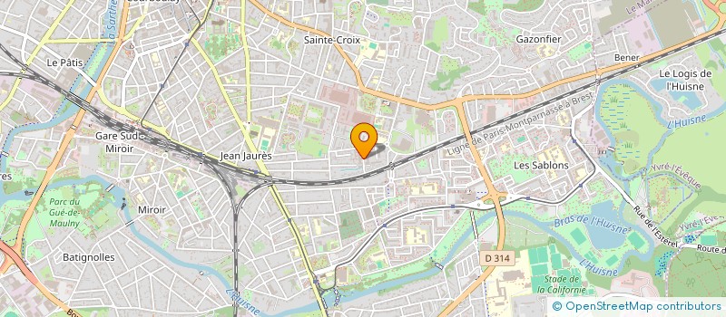 localisation de l'entreprise O2 PRO  LE MANS