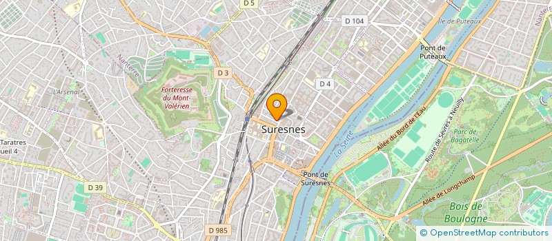 localisation de l'entreprise O2 SEINE SPORTS ORIENTATION à SURESNES
