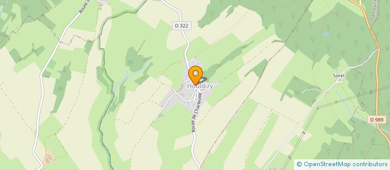 localisation de l'entreprise O2 SPORTS  HOULDIZY