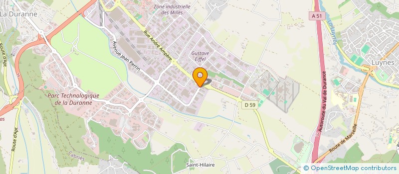 localisation de l'entreprise O2 TOIT - LA MARQUE à AIX-EN-PROVENCE