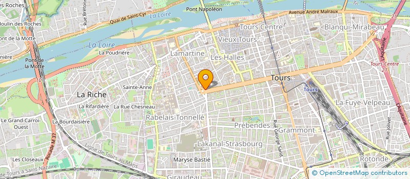 localisation de l'entreprise O2 TOURS SUD à TOURS