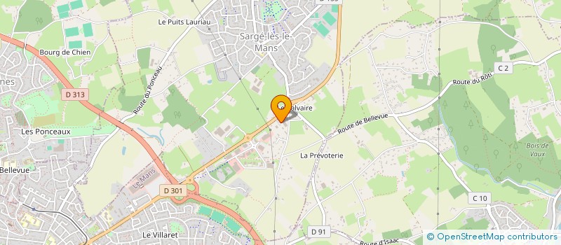 localisation de l'entreprise O2 TRAVAUX LE MANS  LE MANS