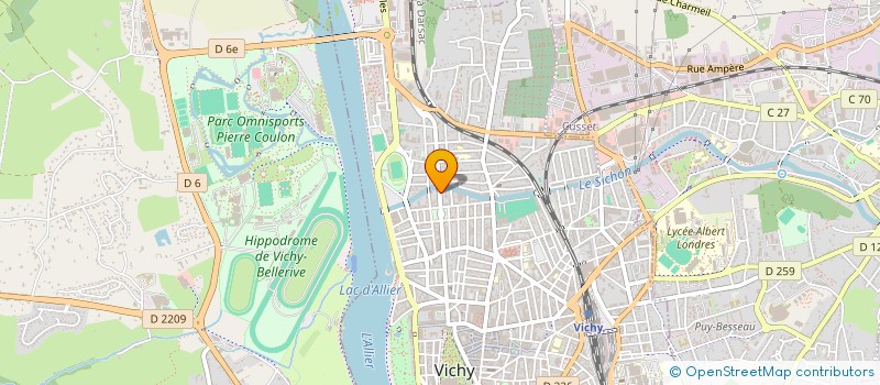 localisation de l'entreprise O2 VICHY à VICHY