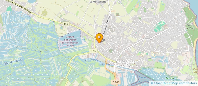localisation de l'entreprise O2A à NOIRMOUTIER-EN-L'ILE