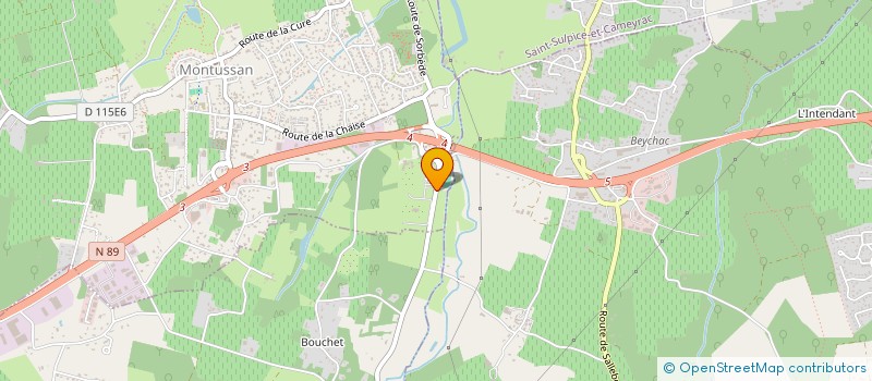 localisation de l'entreprise O2A AGENCEMENTS  MONTUSSAN