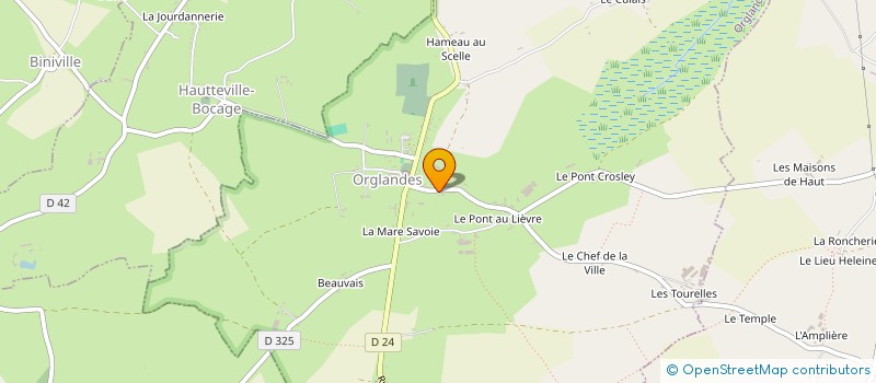 localisation de l'entreprise O2AB  ORGLANDES