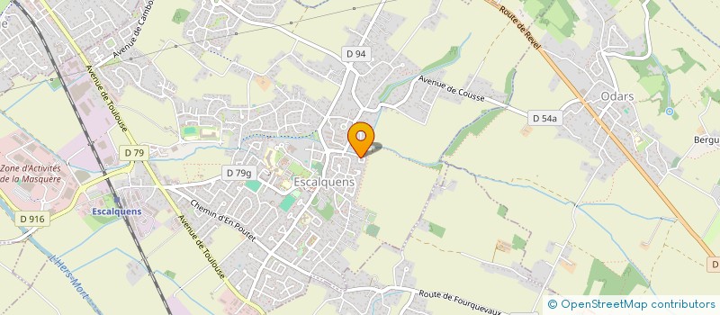 localisation de l'entreprise O2AG  ESCALQUENS