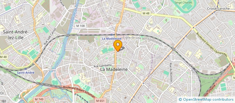 localisation de l'entreprise O2C CONSEIL à LA MADELEINE