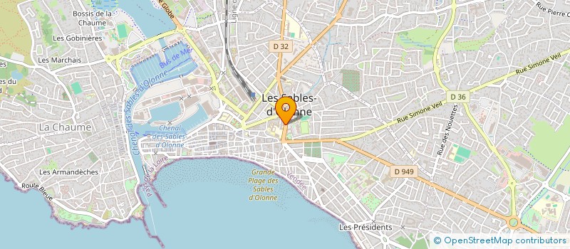 localisation de l'entreprise O2C VENDEE à LES SABLES D'OLONNE
